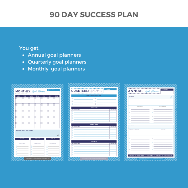 90 day success planner